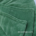 Plain Dye Coral Velvet Fleece Decke